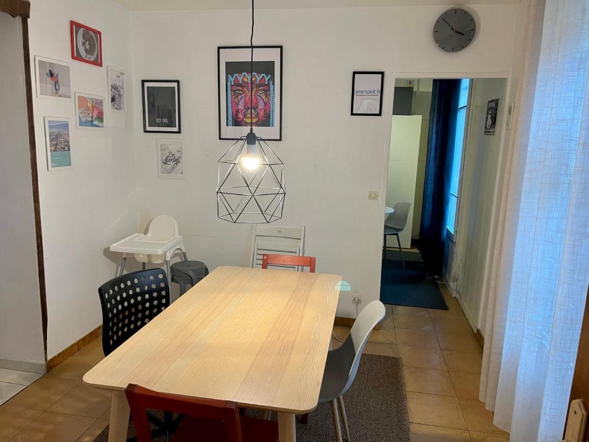 Aubervilliers Maison De Ville Pres Metro 7 By Immo Kit Bnb Esterno foto